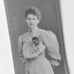 biżuteria, Carl Bellach, kobieta, Leipzig, Lipsk, postać, rok 1907