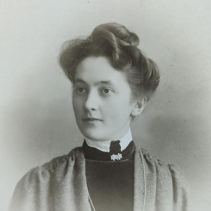 Genewa portret kobieta 1904, E. Grove