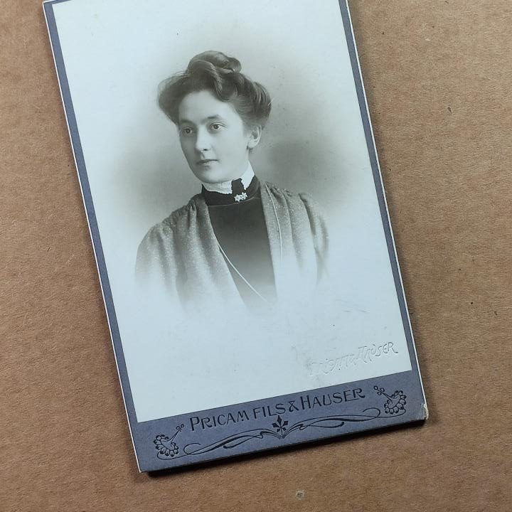Genewa portret kobieta 1904, E. Grove