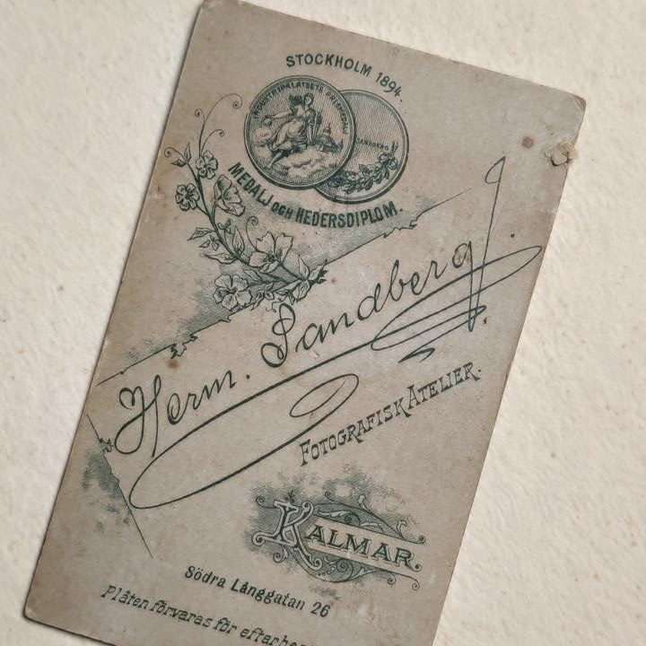 Herman Sandberg Kalmar, Fotograficzny adres