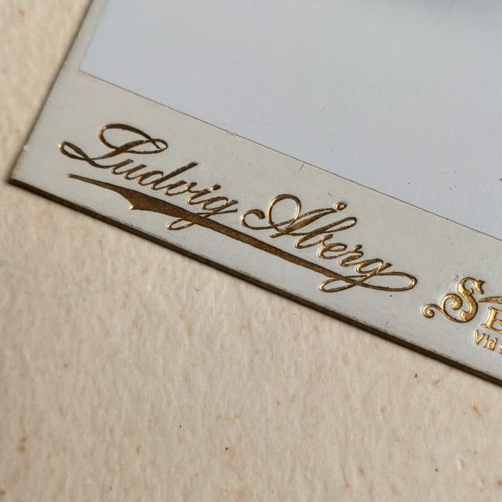 Ludvig Åberg, Fotografia z blizną
