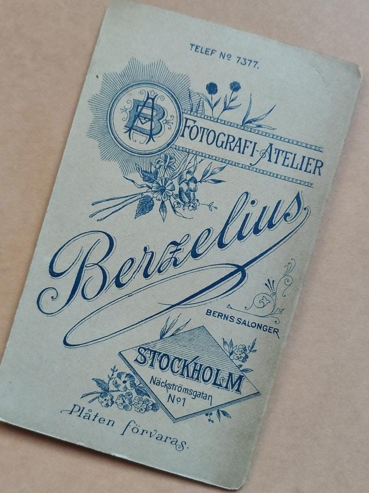Alfred Teodor Ljungqvist Berzelius, W kamizeli