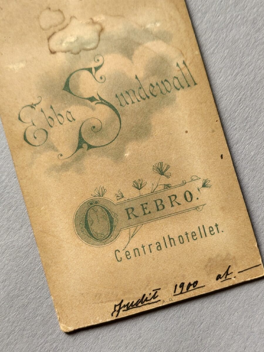 Ebba Sundewall, Zaradna Ebba Dorothea Sundevall