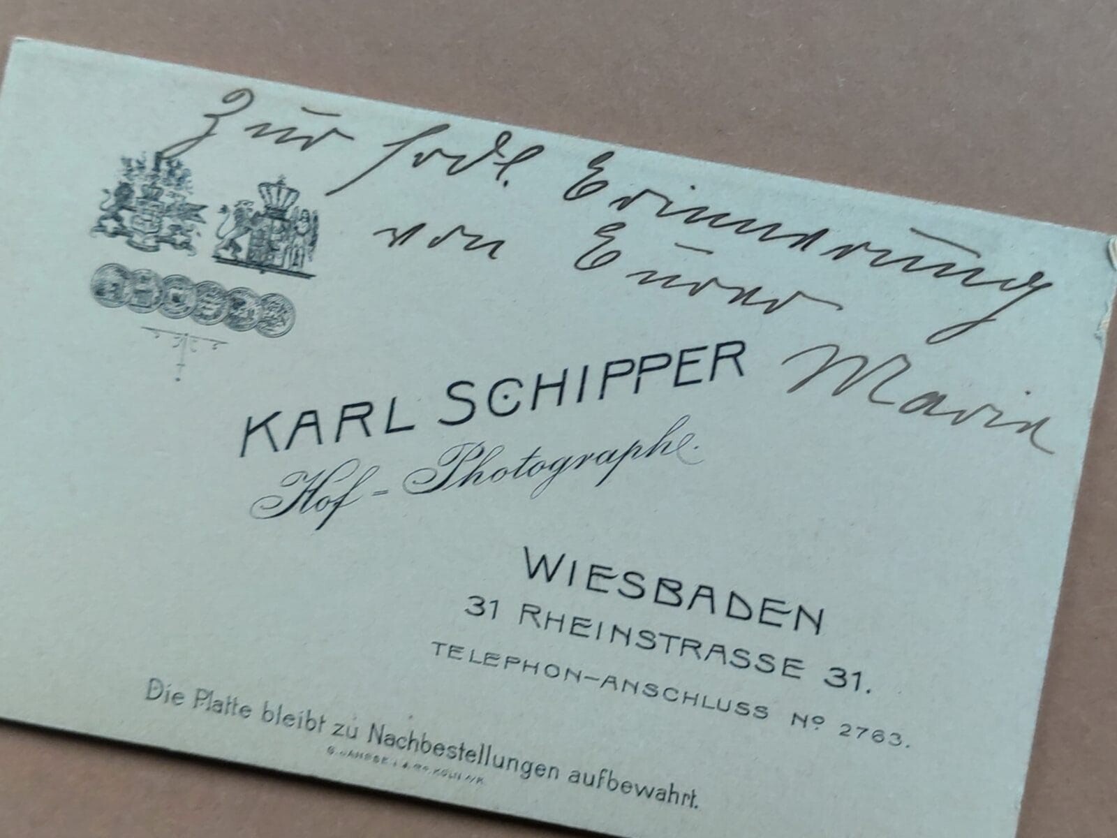 Karl Schipper, Drżącą ręką